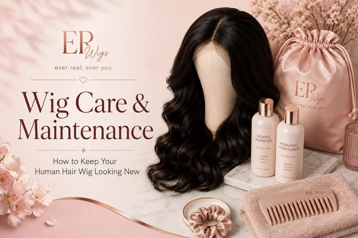 Wig Care & Maintenance: How to Keep Your Human Hair Wig Looking New