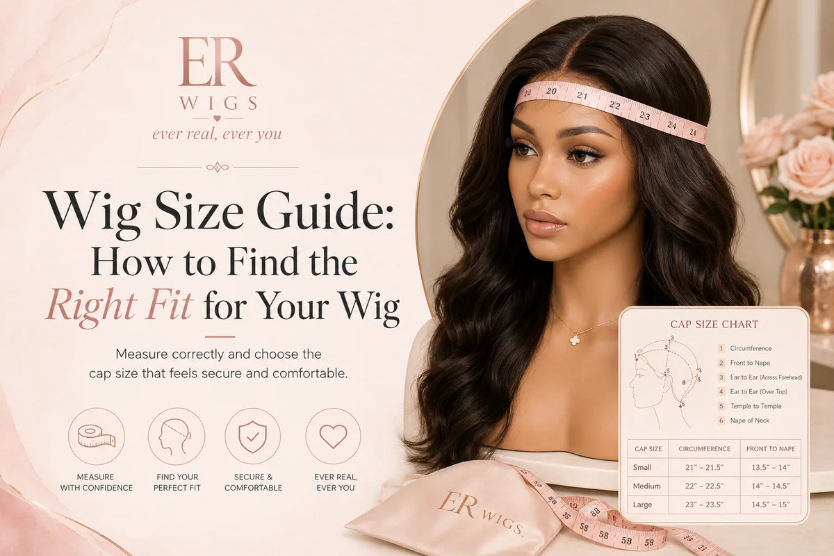 Wig Size Guide: How to Find the Right Fit for Your Wig