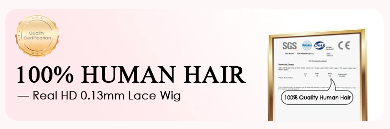 ER Wigs 100 percent human hair quality certification