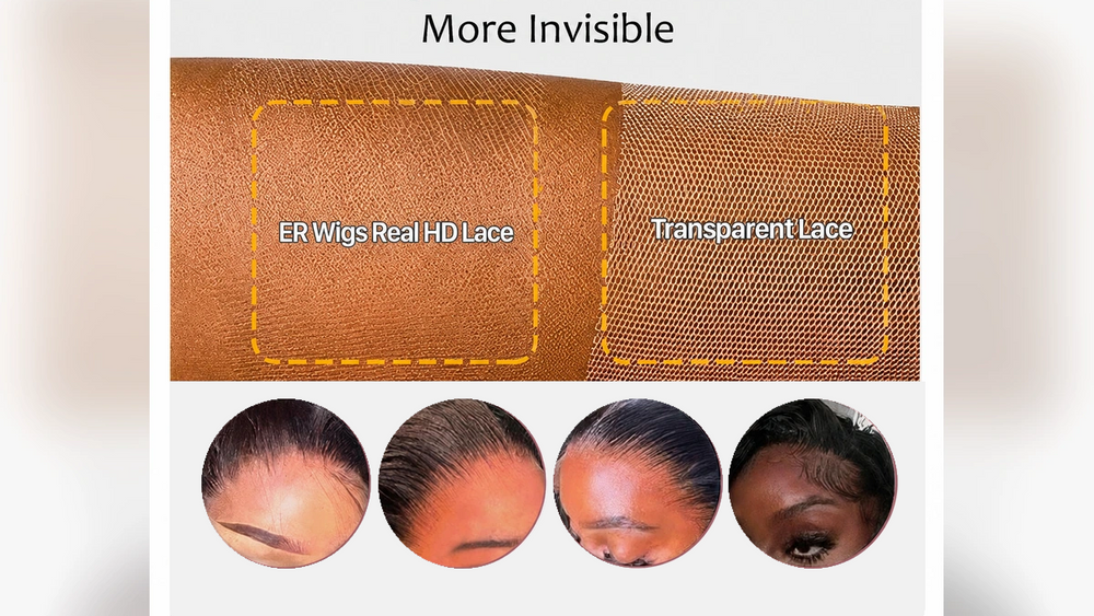 ER Wigs Lace VS Transparent Lace