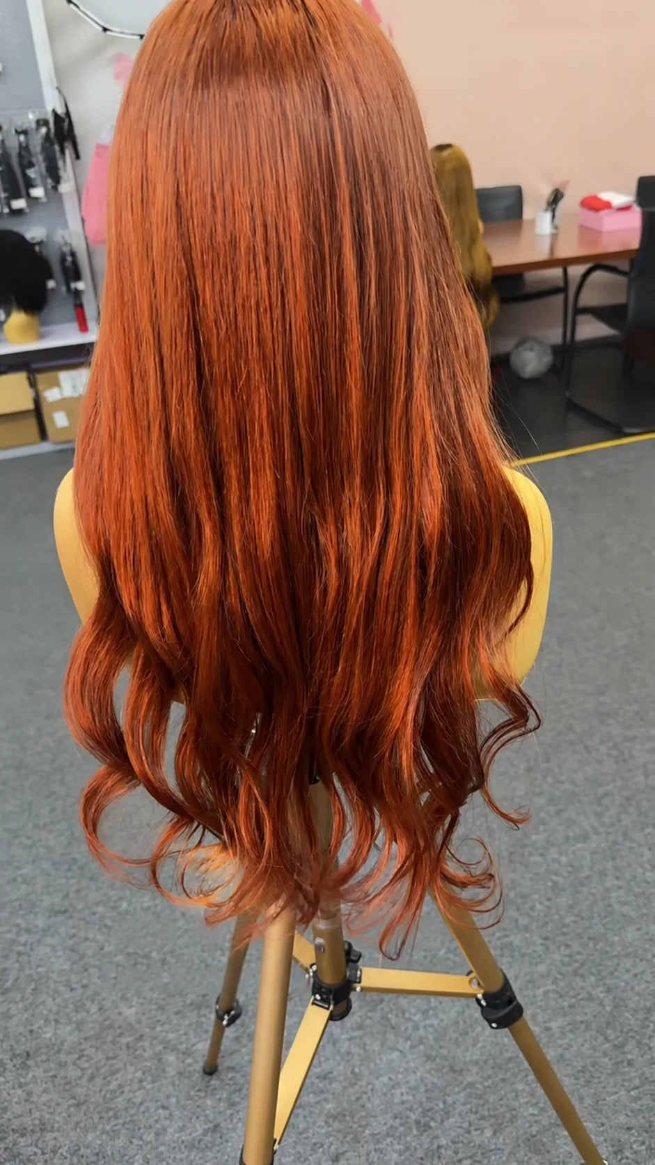 Brown Color Body Wave Realistic Hairline Human Hair Wig