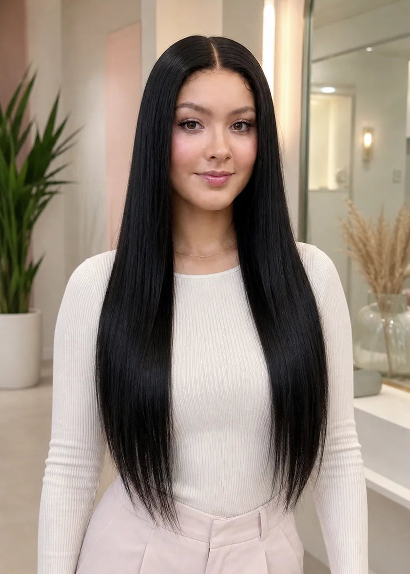 Silky Straight Skin-Melting Easy-Install HD Lace Glueless Wig