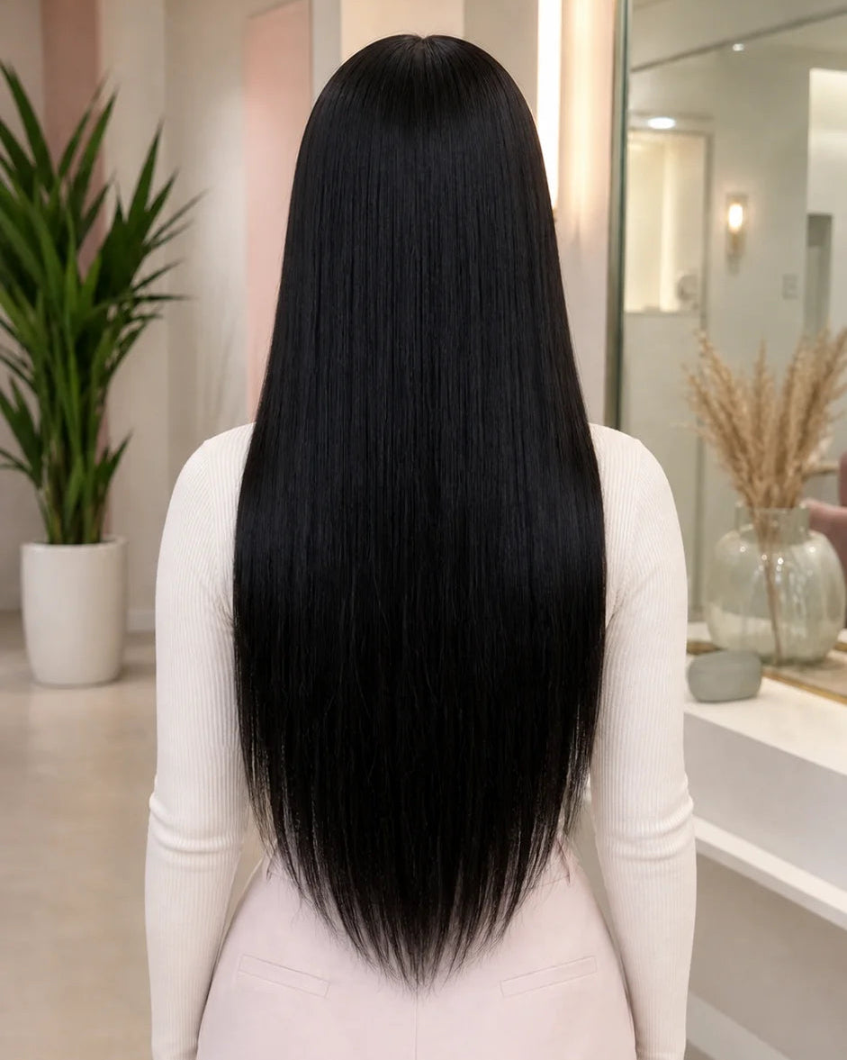Silky Straight Skin-Melting Easy-Install HD Lace Glueless Wig