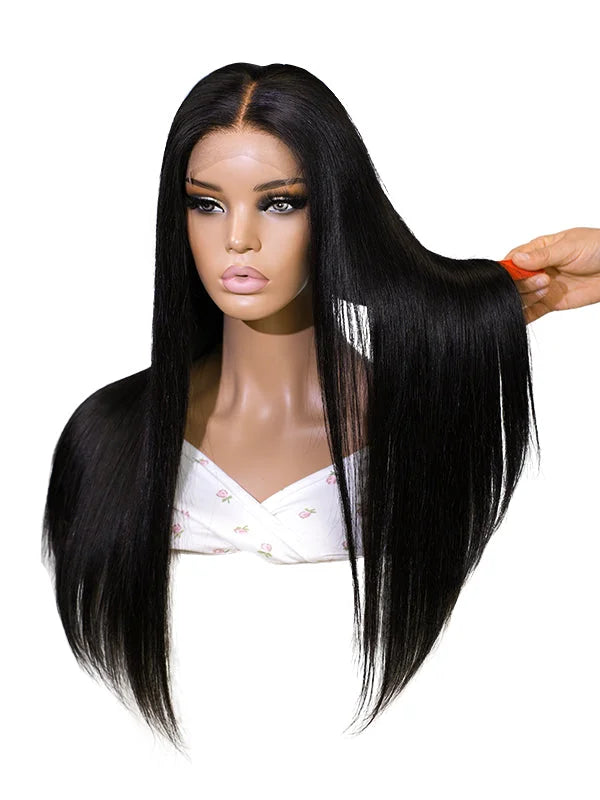 Silky Straight Skin-Melting Easy-Install HD Lace Glueless Wig
