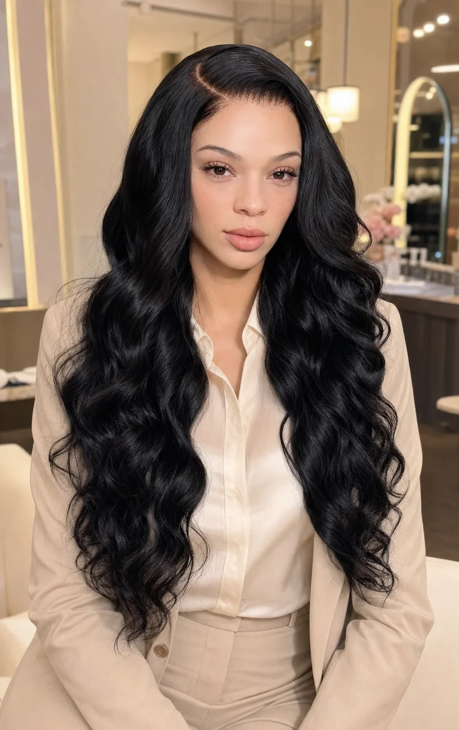 Skinlike Loose Body Wave 11x6 HD Lace Natural Hairline Wig
