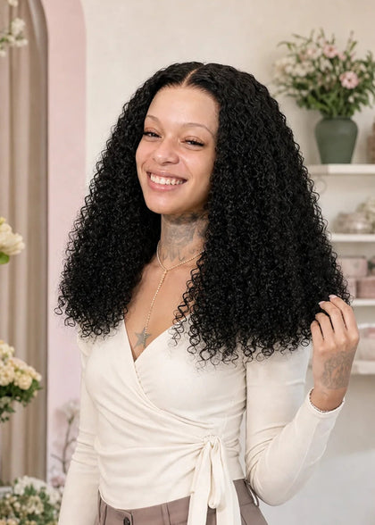 Wear-go Bohemian Curly Glueless 13x6 HD Lace Front Wigs