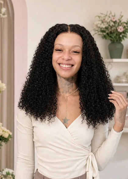 Wear-go Bohemian Curly Glueless 13x6 HD Lace Front Wigs