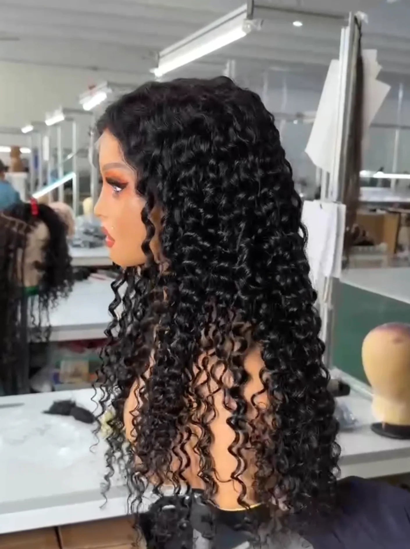 Wear-go Curly Glueless 13x6 HD Lace Human Hair Wigs