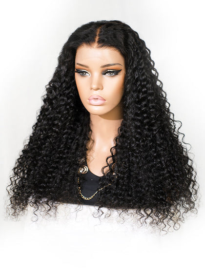 Wear-go Curly Glueless 13x6 HD Lace Human Hair Wigs