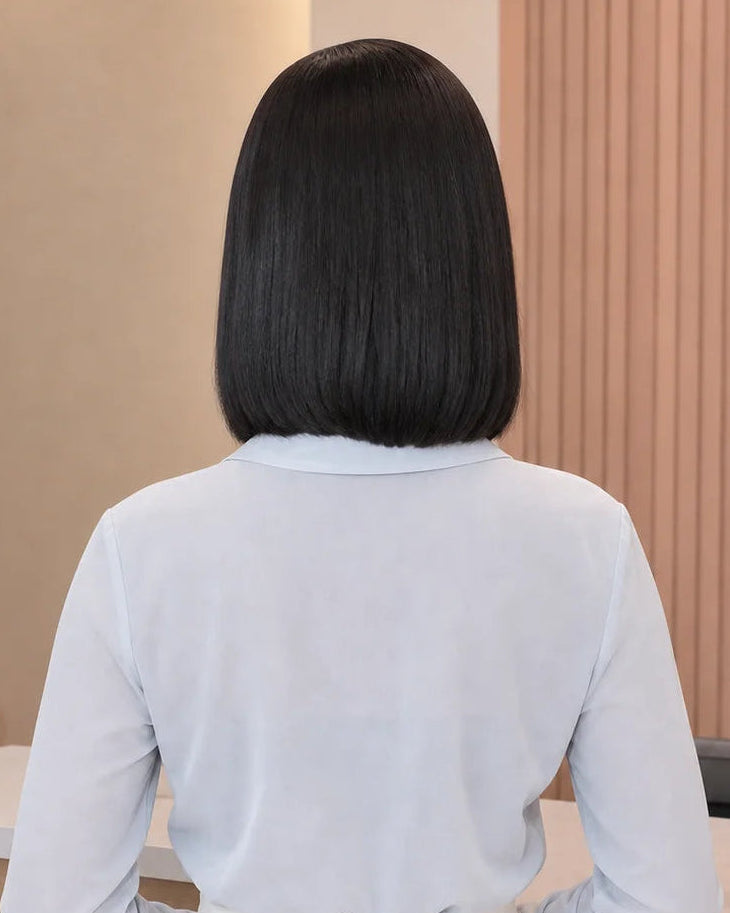 Bob Straight Wear & Go Natural Hairline Human Hair Wig