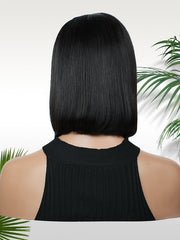 Bob Straight Easy-Install 11x6 Skin Melted HD Lace Human Hair Wig