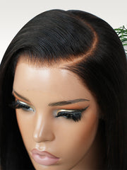 Bob Straight Easy-Install 11x6 Skin Melted HD Lace Human Hair Wig