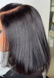 Bob Straight Easy-Install 11x6 Skin Melted HD Lace Human Hair Wig