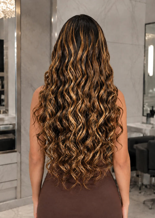 Black-Blonde Ombre Wavy Glueless 11x6 HD Lace Wig
