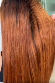 Caramel Ombre Straight Glueless 11x6 HD Lace Human Hair Wig