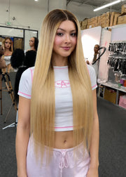Cinnamon Blonde Straight Glueless 11x6 HD Lace Frontal Wig