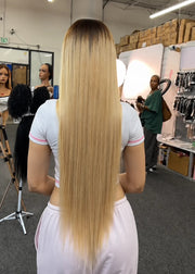 Cinnamon Blonde Straight Glueless 11x6 HD Lace Frontal Wig