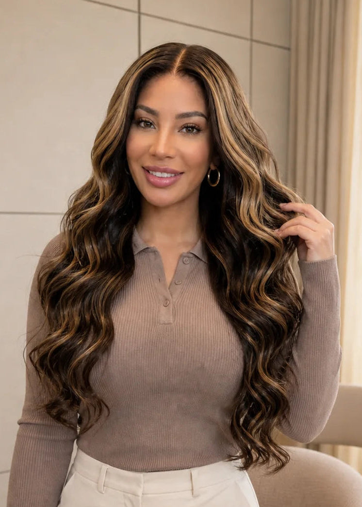 Balayage Wave Glueless 11x6 HD Lace Human Hair Wig