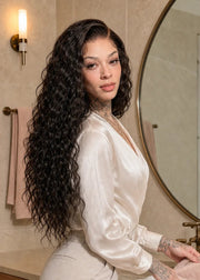 Deep Wave with Brown Colors Easy-Install Skin-Melting HD Lace Wigs