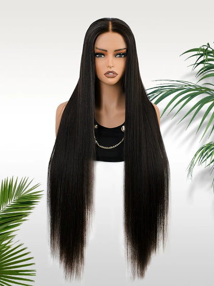 Daily Wear Silky Straight Invisi-Drawstring Flexible Fit Human Hair Wig