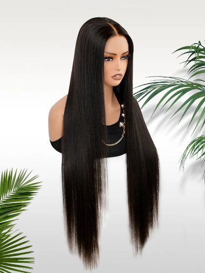 Daily Wear Silky Straight Invisi-Drawstring Flexible Fit Human Hair Wig
