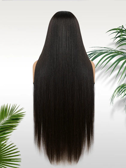 Daily Wear Silky Straight Invisi-Drawstring Flexible Fit Human Hair Wig